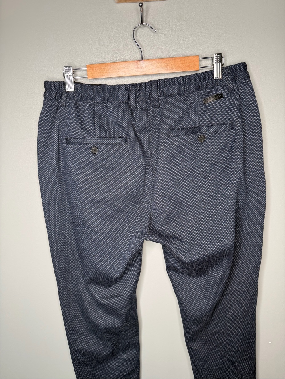 Civil Society Slim Fit Pin Dot Knit Pant - Navy - Picture 6 of 10